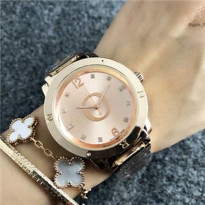Mode Top Brand Watches Women Lady Girl Crystal Style Steel Metal Band Quartz Wrist Watch P45