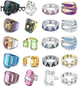 Anéis de moda Jóias Charms de alta qualidade Twist Série de torção austríaca Crystal Romantic Presente para mulheres com 2207161357984