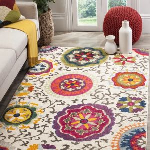 Bohemian Teppich Wohnzimmer Sofa Couchtisch Floor Matte Schlafzimmer Vintage Persian Rug Lounge Nicht-Schlupfmaschinen Waschmaschinen Teppiche