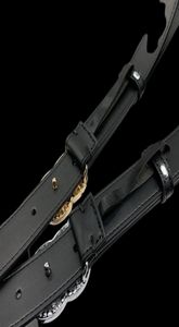 Womens Leather Belts Waistband Diamonds Brand Designer Belt Girdle Luxury Letter Golden Sliver Fashion Pearl Habbly2553407