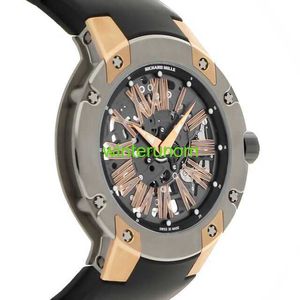 スイスラグジュアリーウォッチRM腕時計RichardMillsr RM 033 Extra Flat AutoTitanium Men Watch RM033 AMTI SEA HBDZ