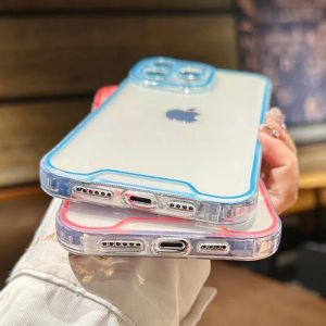 Night Light Luminous Clear Silicone Soft Phone Case For iPhone 14 Plus 11 12 13 14 Pro Max X XR XS Max Shockproof Back Covers