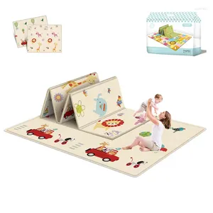 Pillow JBTP Double-sided Foldable Children Carpet Cartoon Baby Play Mat Educational Activity Waterproof And Easy To Store