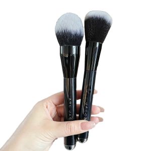 Kits The Large Bronze Bronzer Powder Makeup Brushes 12 & Foundation Brush 1 Fluffy Soft Synthetic Hair Cosmetic Brush Tools