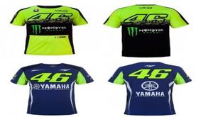 2019 Hot Fashion VR-46 camisas da montanha Speed Drop Service Team versão Rounding Moto Racing Suits Top Tees T-Shirt6939187