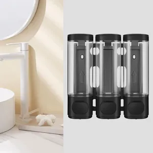 Sıvı Sabun Dispenser Banyosu 3-1 arada Duş Pompası Organize Dispense Basitleştirme Rutini Vücut için monte edilmiş bu duvarla
