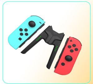 Kontrolery gier joysticks ładowanie uchwytu do przełącznika Nintendos przełącznik OLED kontroler Joycon Charger Grip NS Akcesoria 8321089