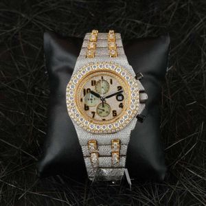 Luxury Looking Fully Watch Iced Out For Men woman Top craftsmanship Unique And Expensive Mosang diamond 1 1 5A Watchs For Hip Hop Industrial luxurious 9346