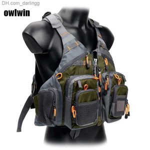 Life Vest Buoy Owl Life Vest Lifesaving jacket Outdoor Fishing Sports Flight Mens Inspiration jacket Safety vest Survival practical vestQ240412