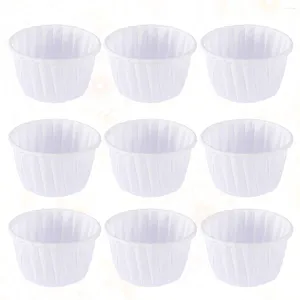 Disposable Cups Straws Cake Cup Muffin Cupcake Wrapper Baking Supplies Accessory Mini Paper