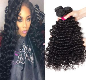 9A PERUUSIAN BRANDLE UMANO DRIMA OVUNA DRIVE BODY WAVE SCONDA IN CURLY DEEP CURLY WAVE 100 non trasformati peruviani brasiliani malesi in9359213