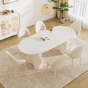 Service Console Dining Table Set Restaurant Coffee Modern Nordic Relaxing Dining Table Luxury Complete Comedor Furniture HY