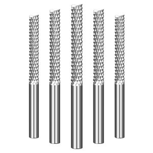 Lidiao CNC Corn End Mill 3.175/4/6mm Shank Cutting PCB Milling Cutter Volfram Steel Gravering Router Bits Machine Tools Tools