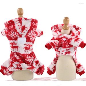 Abbigliamento per cani Outfit per animali domestici costume natalizio cucciolo cucciolo di abbigliamento giubbotto per salto vestiti caldi abiti da Natale dropship