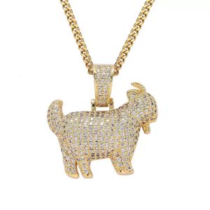 Xingguang Goat Sterling Sier Moissanite Pass Diamond Tester Iced Out Pendant For Hip Hop Necklace