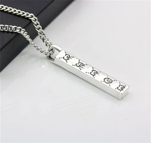 20 OFF designer jewelry Gu Qi personality Thai silver threedimensional rectangular Ghost Skull elf pendant men039s and women9985256