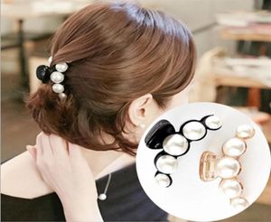 Korean style Girls Hairpin pearl Acrylic Hair accessories Adult headdress fashion Big clip Grab clip delivery322C6036475