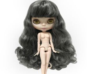 Blythe 17 Action Doll Nude Dolls Körper Veränderung einer Vielzahl von Stilen Curly Short gerade anpassbarer Haarfarben5125107175067