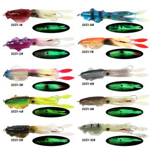 60G120G150G Silicone Artificial macio de borracha luminosa LUGA LUDA LUGAS DE PESCA DE PESCA DE PESCA DE PESCA DE MAR