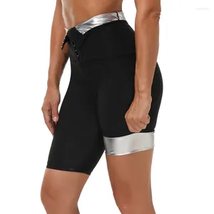 SHAPHERS SHAPHERS Addome Addome Controllo Pantaloni della tuta che si alza l'anca Shaper Saun Sauna High Wile Leggings Shorts Shorts Shreming Workout Belt