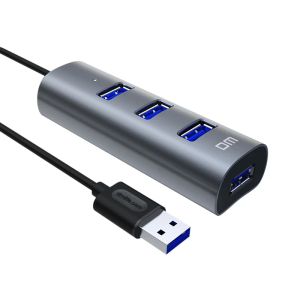 Hubs 4 Port USB3.0 High Speed ​​Hub CHB009 Support 1TB HDD نقل سرعة تصل إلى 300 ميجابايت/ثانية 120 سم كابل