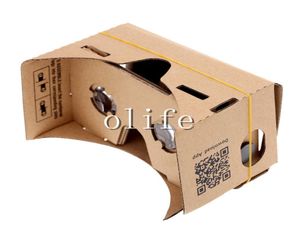 Yeni DIY Google Cardboard VR Telefon Sanal Gerçeklik 3D İPhone 6 6s için Gözlük Gözlükleri Plus Samsung S6 Edge S5 Nexus 6 Android2772169