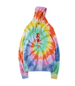 Hoodies Mannen Vrouwen Streetwear Regenboog Tie-Verven Kwaliteit Lil Peep Bluz Blushirts4668419