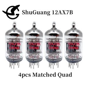 Verstärker Feuerwehrmannschaft Shuguang 12AX7B Vakuumrohr ersetzt 7025 12AX7 ECC83 Röhrchenverstärker HiFi Audioverstärker Kit DIY Preamplifier Matched