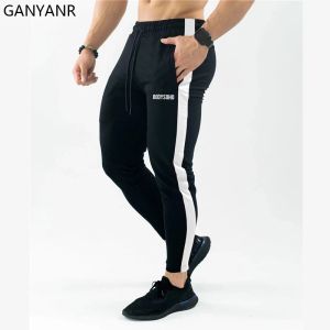 Pants GANYANR Gym Pants Men Sport Running Jogging Training Leggings Trousers Trackpants Workout Soccer Gym Sweatpants Football Joggers