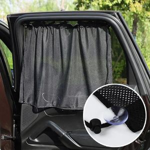Gardinbilsolskade gardiner universella sidofönster nyanser SUV -skydd Sol Visir täcker avvisande myggnät