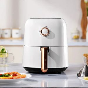 Fryers Meiling 220V Air Fryer 1000W Hushåll Automatisk rökfri Electric Fryer Machine Intelligent Pommes Machine