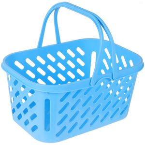 Förvaringspåsar mini plastbehållare stormarknad shopping korg praktiskt livsmedelshushåll hushållning bärbar
