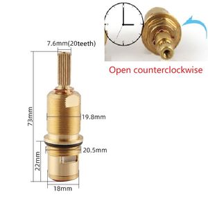 59# Brass Wall Mounted Bathtub Shower Faucet Cartridge Basin Faucet Cold and Hot Water Valve Core Taps Brass Switch Accessories