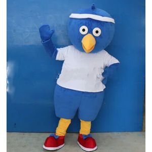 2024 Hot Sales Blue Bird Mascot Costume halloween Party Dress carnival Custom fancy costume Character costumes