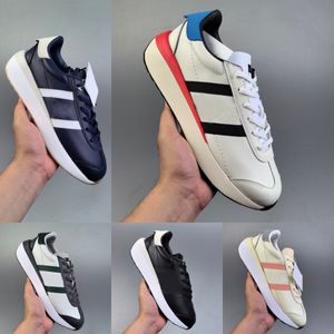 Дизайнерская повседневная обувь леопардовые принципы оригиналы кантри OG Vintage Trainer Низкие кроссовки без скольжения модные классические мужчины женщины повседневная обувь 36-46