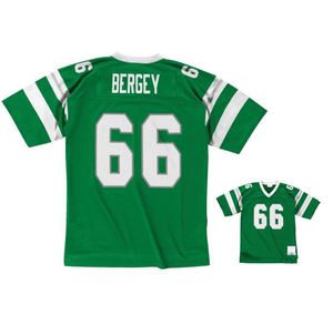 Stitched Football Jerseys 66 Bill Bergey 1980 Mesh Legacy Pensionerade retro Classics Jersey Men Women Youth S-6XL