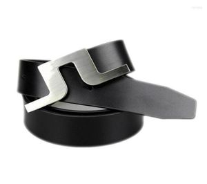 Bälten golfbälte läder män och kvinnor jl universell längd justerbar klassisk casual helt trim tobelts6217972