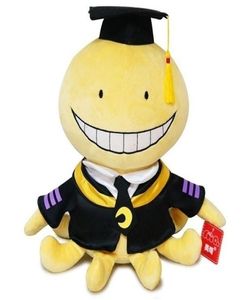 Boneca de polvo fofa Korosensei Koro Sensei Plenhos de pelúcia de brinquedos de desenho animado bonecas bonecas de pós -graduação em sala de aula de aula 203230750