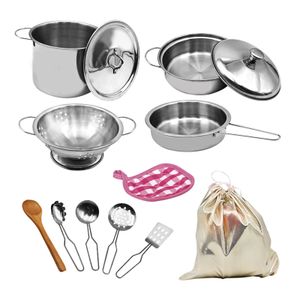 12 PC cucina set pretese giocate simulate giocattolo per bambini giocate da gioco dono educativo per bambini ragazzo ragazzo 240407