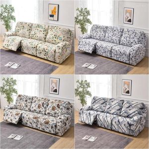 Pokrywa krzesła 1 2 3 SEater Flower Flowerer Sofa Okładka do salonu Elastyczne rozkładane leniwe chłopcze fotele ochraniacze