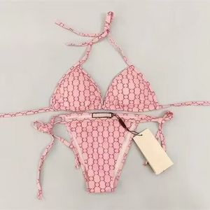 Bikini Designer Badebekleidung Frauen Swimwears sexy Badeanzug Frauen baden Schwimmanzug Anzüge Bikinis Sex Low Taille Modes Triangle Druckmusterpoolpartys Sets Sets Sets