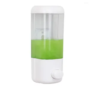 Liquid Soap Dispenser Clear Wall Hanging Holder Container El Lotion Plastic Home Hand Press Shampoo