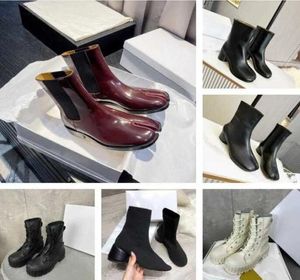 Maison Tabi Boots Cankle Designer Four Stitches Decortique Boot Leather Fashion Women Margiela Size 3540 UWI44301873