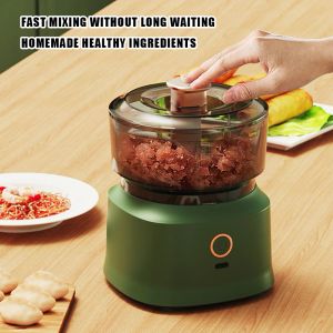 350 ml köttkvarnelektrisk vitlök masher kök mat chopper kross USB matlagning maskin mini mat grönsak köttskärare verktyg