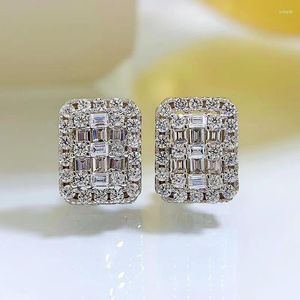 Stud Earrings S925 Silver Fashion Personalized T-shaped Cross Border Foreign Trade Mantianxing Wholesale