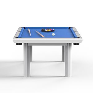 Design Waterproof 8ft Aluminium Frame Outdoor SnookerBilliard Pool Table Professional 3 PCS Slate