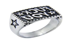 5pcslot New FK You STAR RING 316L Edelstahl -Modeschmuck Populär Biker Hip Style3603689