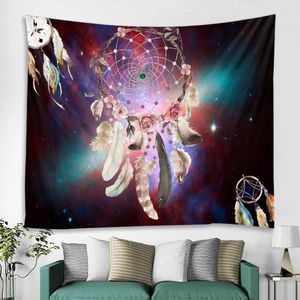 Taquestres 3D Impressão digital Tapestry Decoração de fantasia Bohemian Hippie Home Decor