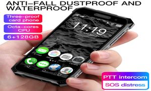 4G Robustes Handy Gesichtserkennung 6 GB 64 GB 128 GB 3800MAH Mini Smartphone Soyesfingerprint NFC PTT OCTA IP68 WASGEFORTE WHITAP9585348