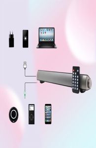 Portabla högtalare Sound System TV -högtalare Wireless Bluetooth Surround Home Theatre Soundbar Stereo Soundbox TF Card Bar för TVPC1327951